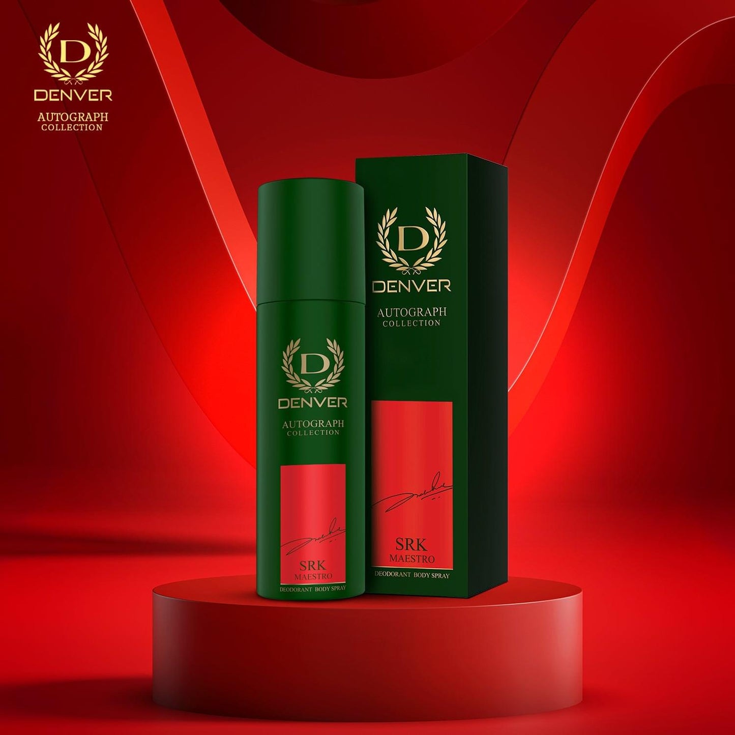 Denver Srk Maestro Autograph Collection Deodorant Spray - For Men (140ML) Long Lasting Luxury Deo Body Spray