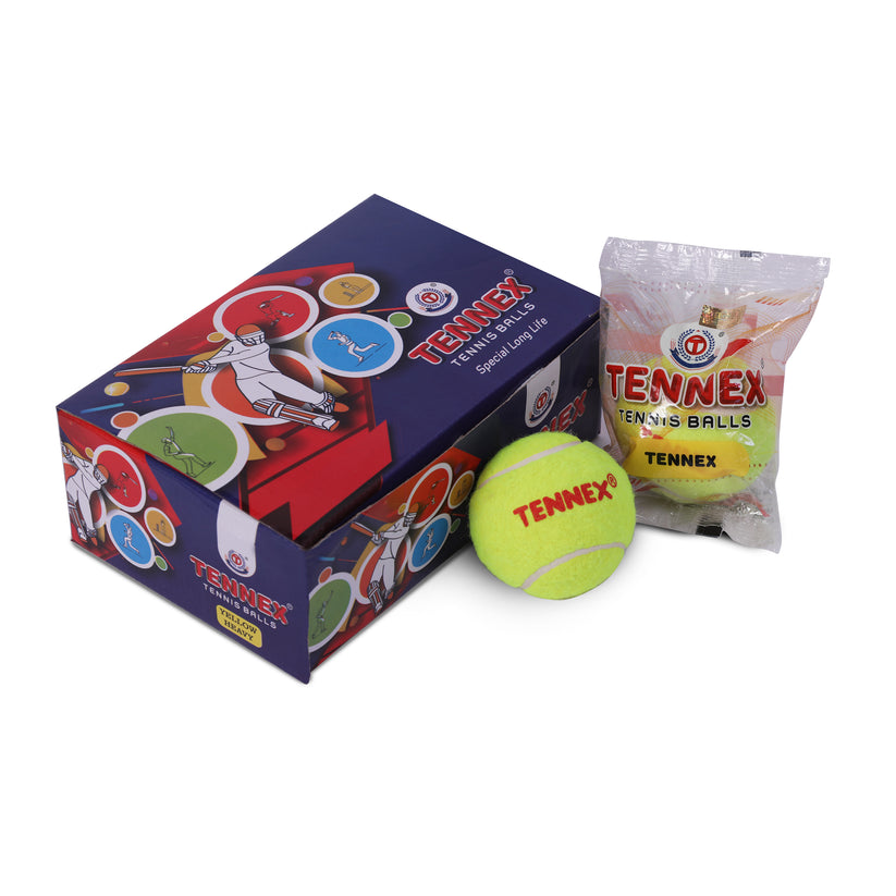 Tennex Rubber Tennis Ball for Cricket - Heavyweight