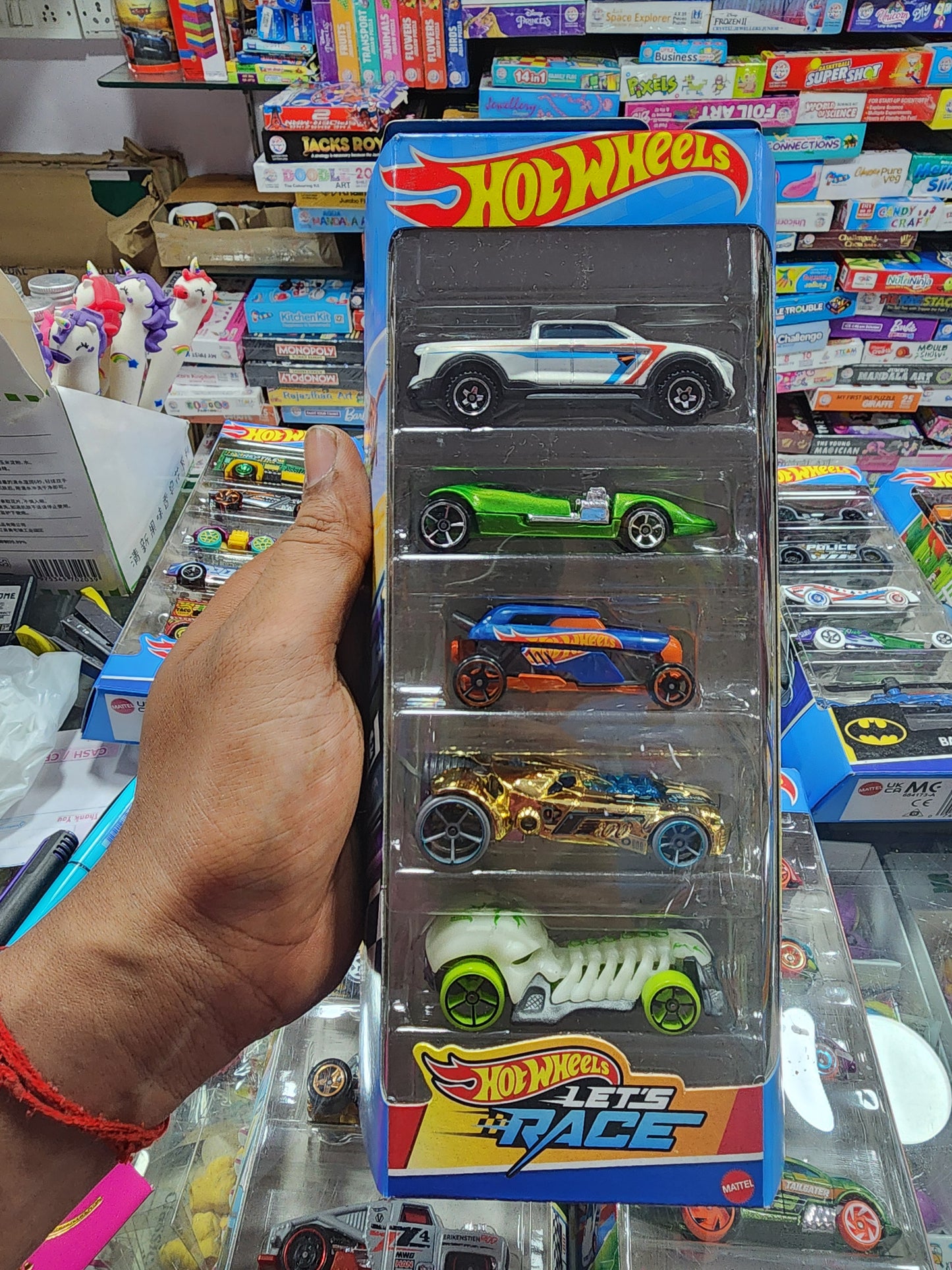 Hot wheels Let's Race - Set of 5 Cars
