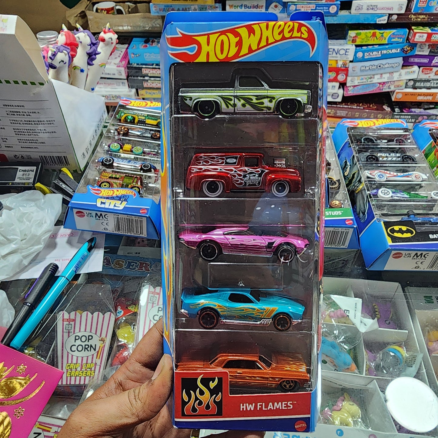 Hot wheels HW FLames - Set of 5 Cars