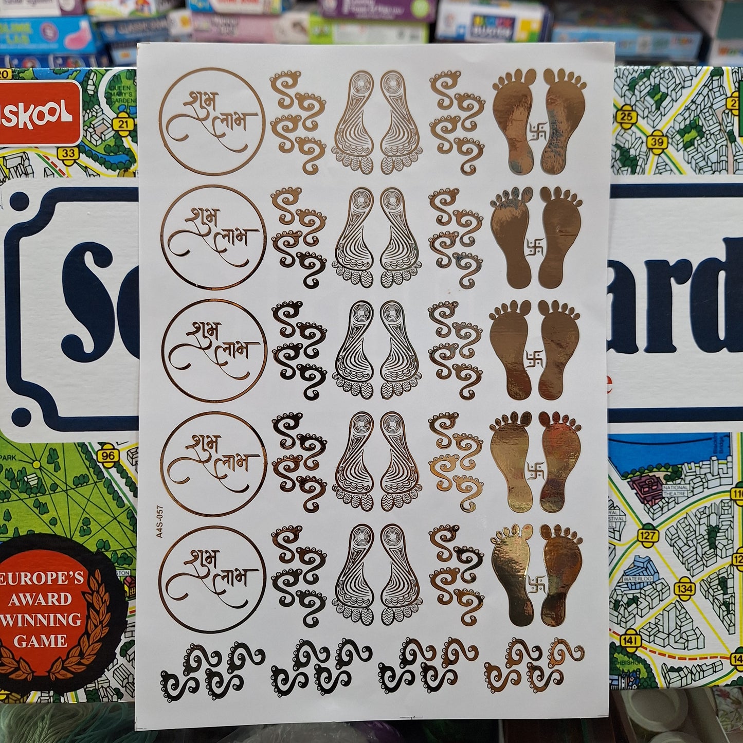 Emboss Sticker A4 Size