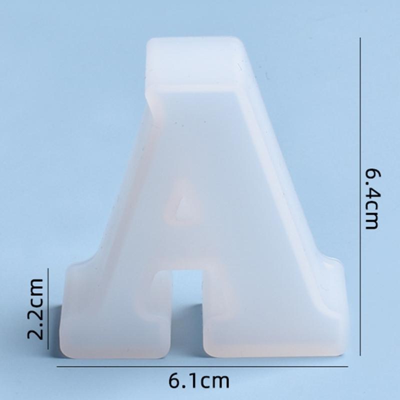 Silicone Mould Alphabet Set 2.5 Inch - Single