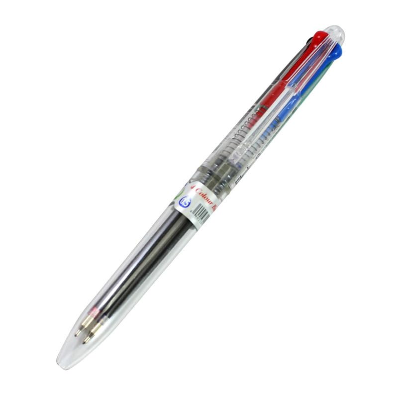 Flair Sunny Retractable 0.5mm Ball Pen Box Pack | Swiss Tip Technology | Retractable Mechanism & Low Viscosity Ink System | Smooth & Effortless Writing With Sleek Clip Design | Pack of 5 Pens