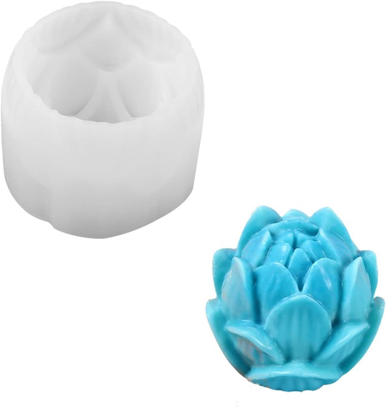 Silicone Mould 3D Lotus Candle