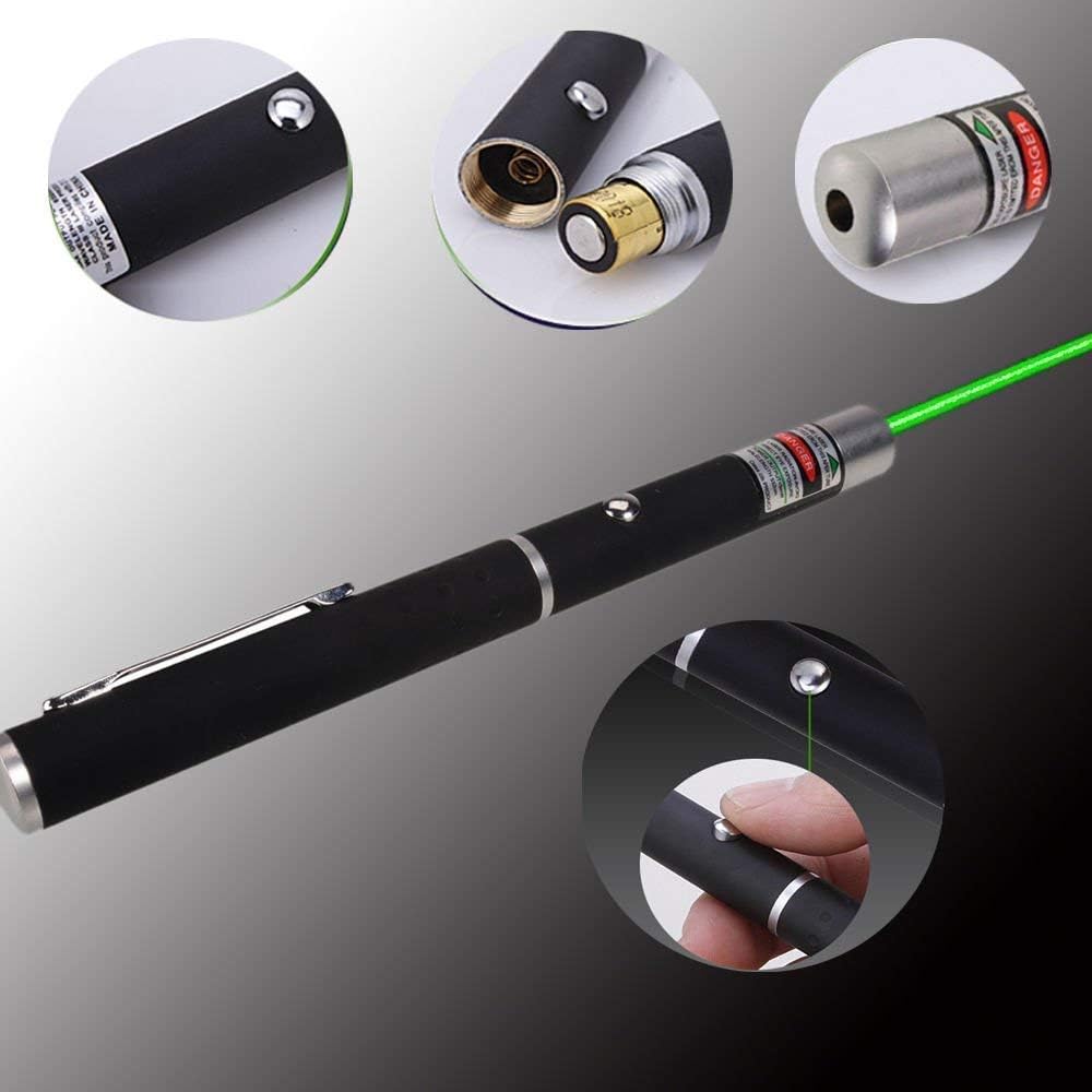 Green Laser Pointer for PowerPoint PPT Presentation 5 Mile Powered by 2 x AAA Cell