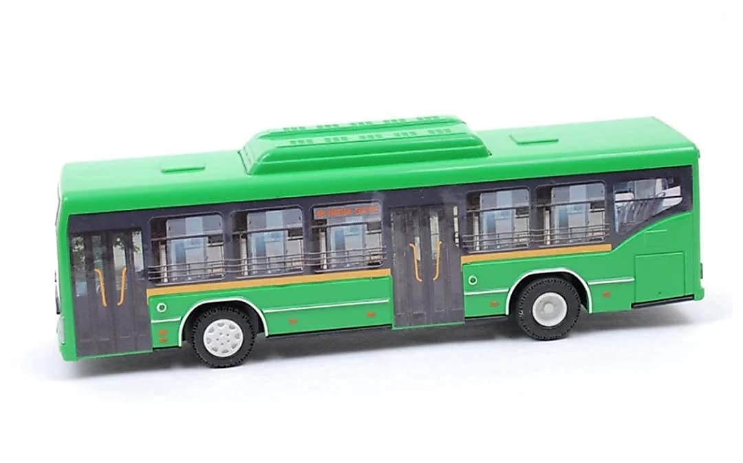 Centy Low Floor Bus Toy Pull Back Action & Realistic Design Miniature Plastic Vehicle Toys Multicolor