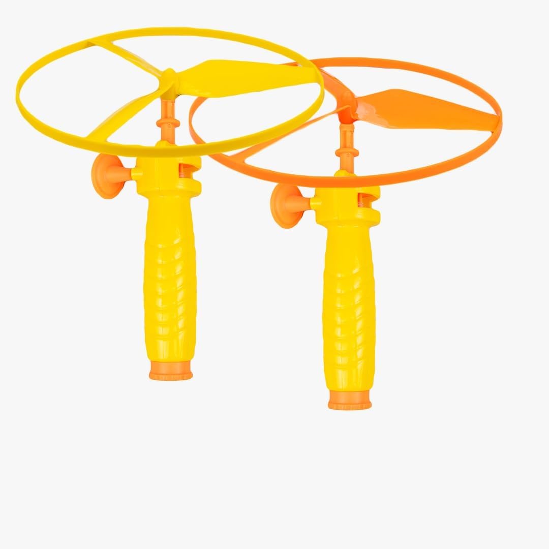 Ratna's Air Spinner Flies Upto 40 Feet High Spinnig Flying Toy for Outdoor Play for Kids