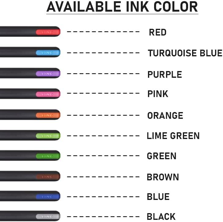 Linc Pentonic Ball Pen Blister Pack | Tip Size 1.0 mm | Click Off Mechanism With Sleek Matte Finish Body | Smart Grip For Effortless Writing Experience | Multicolor Ink Pack Of 10