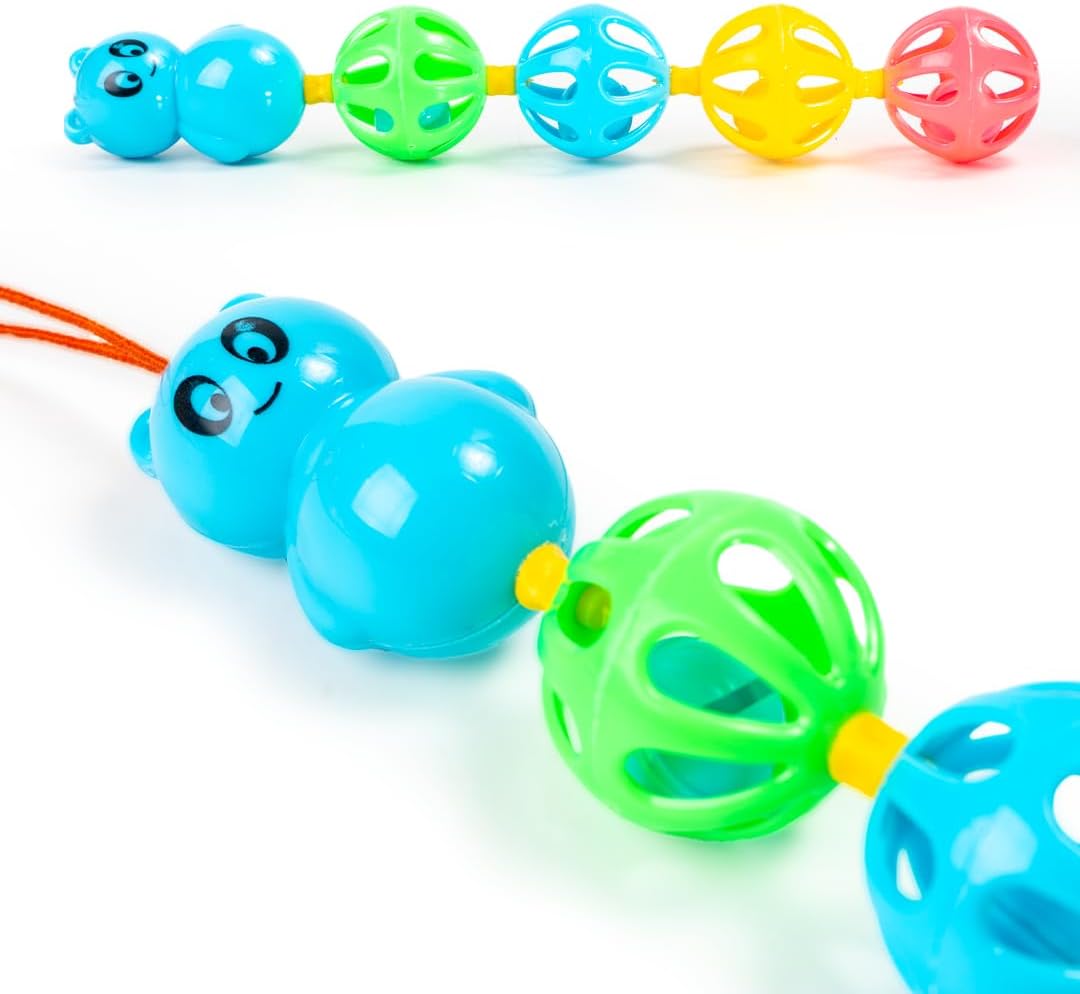 Ratna's Cradle Rattle with Rattling Sound Upon Shaking | Safe & Non Toxic Hanging Rattle Toy Multicolor for Infants & New Born Babies