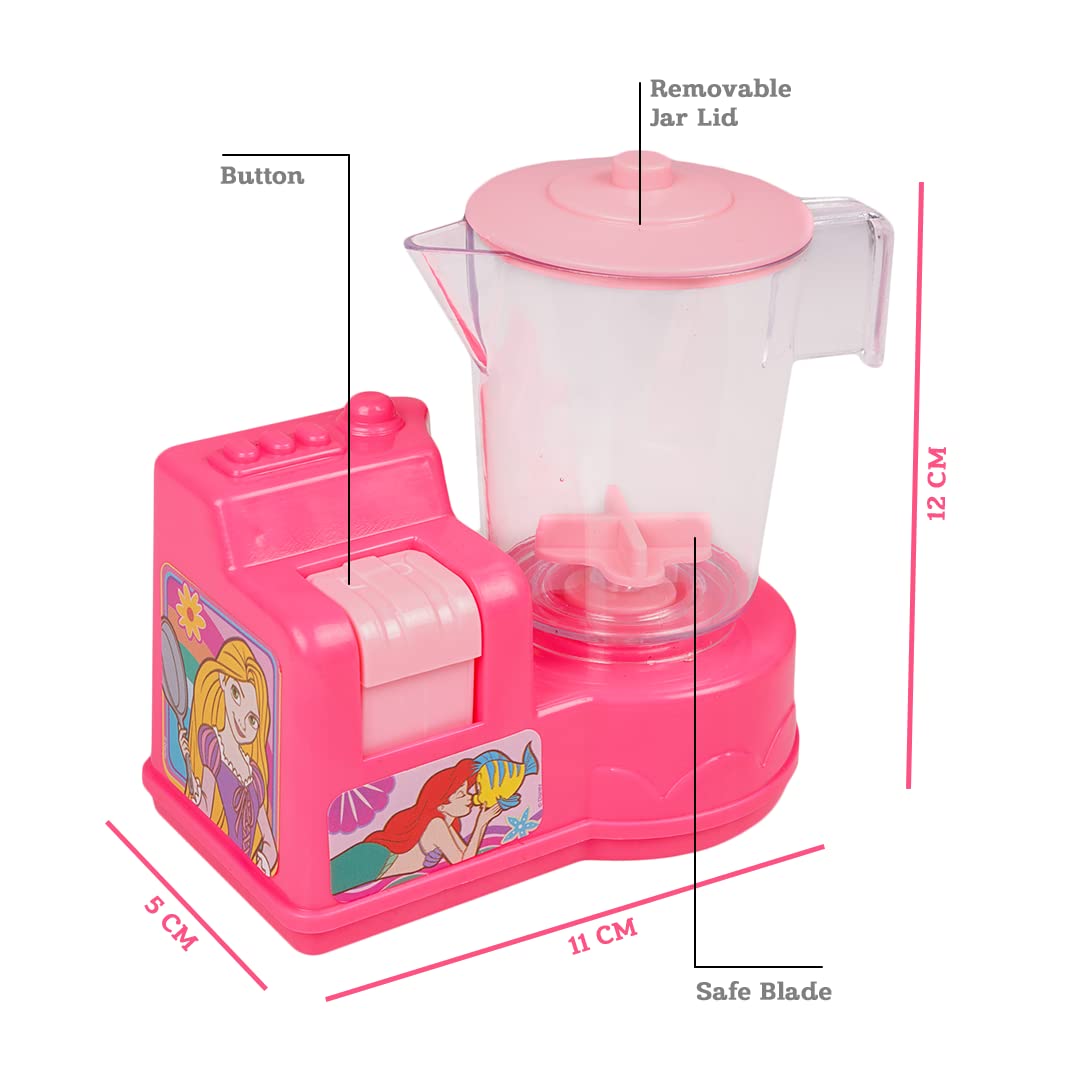 Ratna's Disney Princess Themed Toy Mixer | Real Operating Plastic Kitchen Toy Mixer for Kids