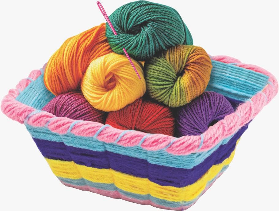Ratna's Weaving Art DIY Kit Crafting Stylish Basket Art & Craft Learning Toys for Kids Ages 6+