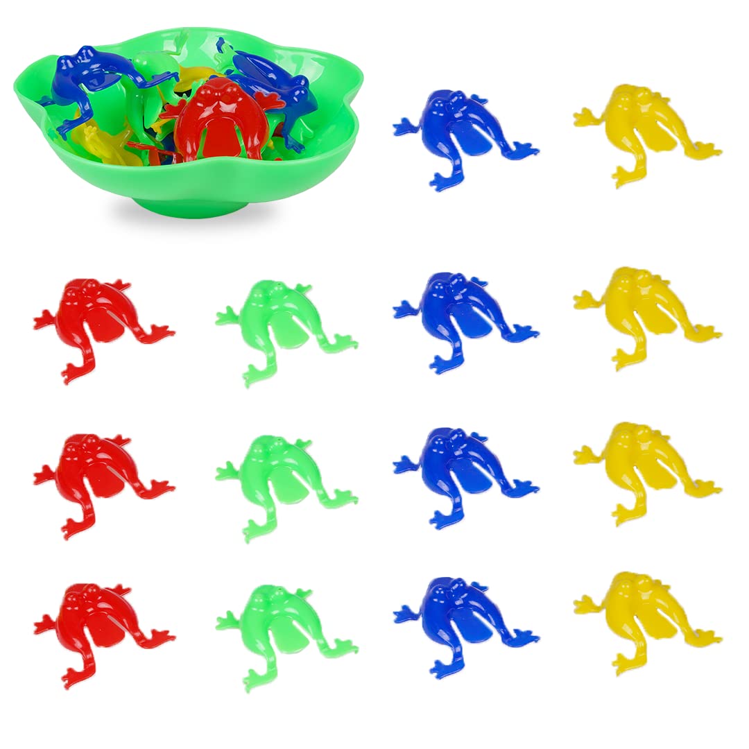 Ratna's Jumping Frog Board Game - Multicolor Catapult Game for Kids AS Well AS Adults. Collect The Maximum Points to Win The Game