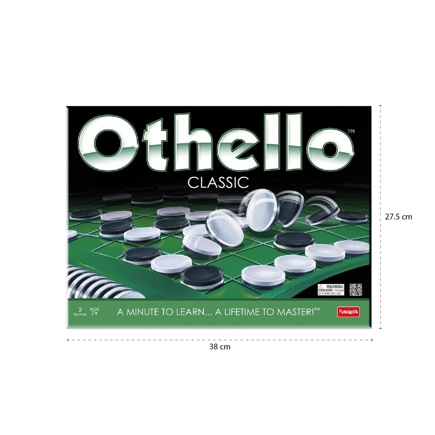 Funskool Games Othello Strategy Game 2 players Ages 8 and above for kids 8+ years