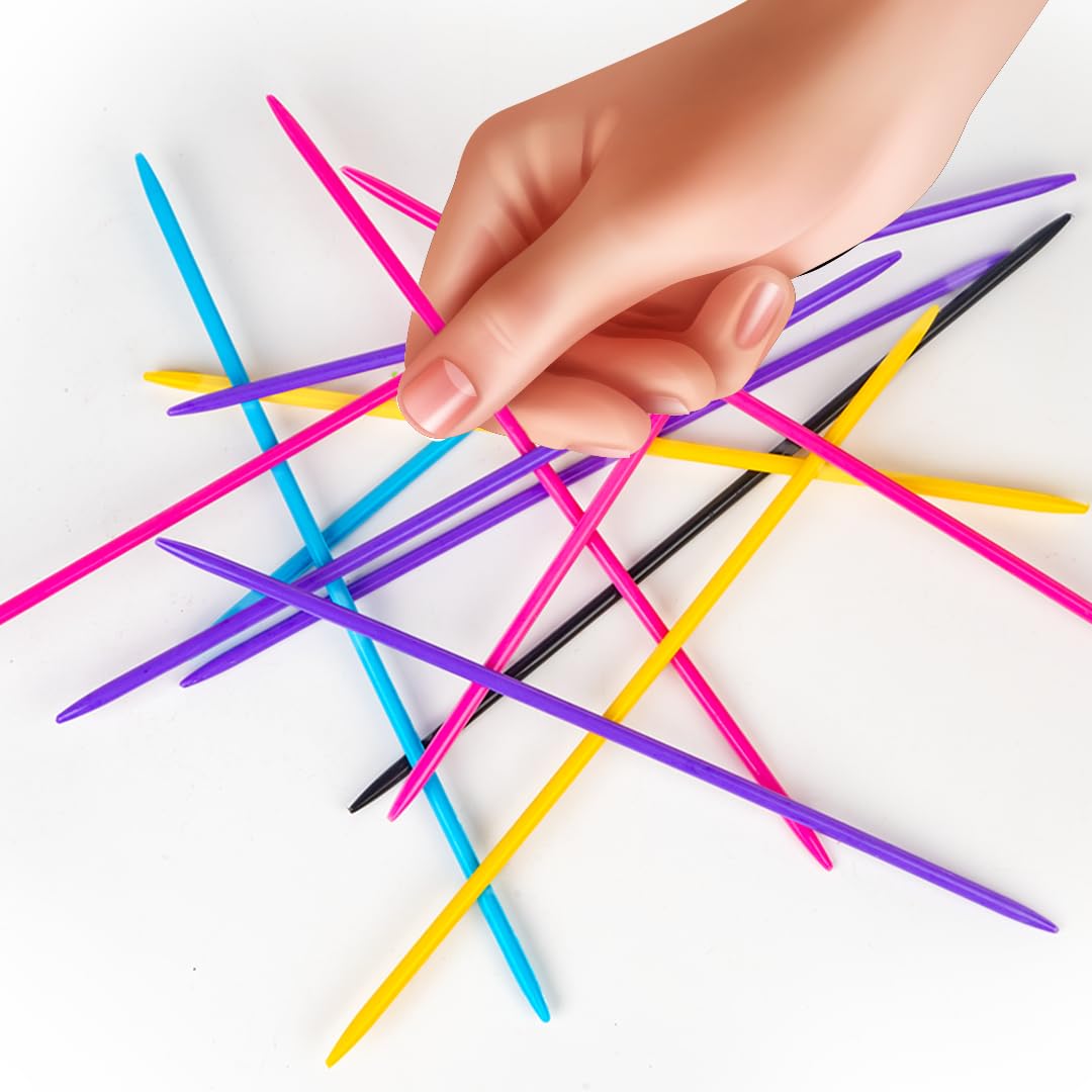 Ratna's Unicorn Mikado Jumbo Plastic 41 Pick-Up Sticks Best Return Gift Fun Family Indoor Board Game for Adults and Kids 5+ Years