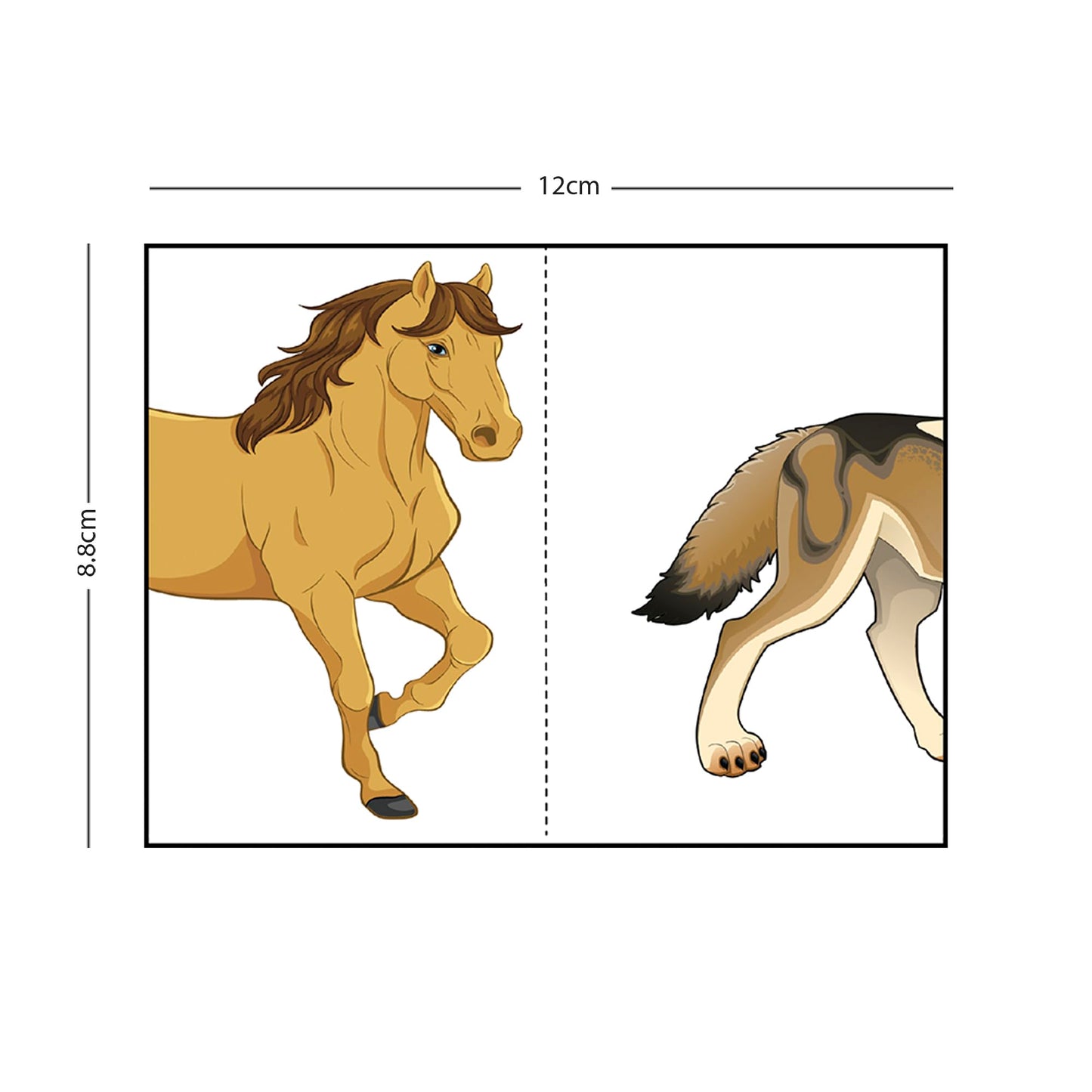 Book Ford Let's Link Animals Card Puzzle for Kids