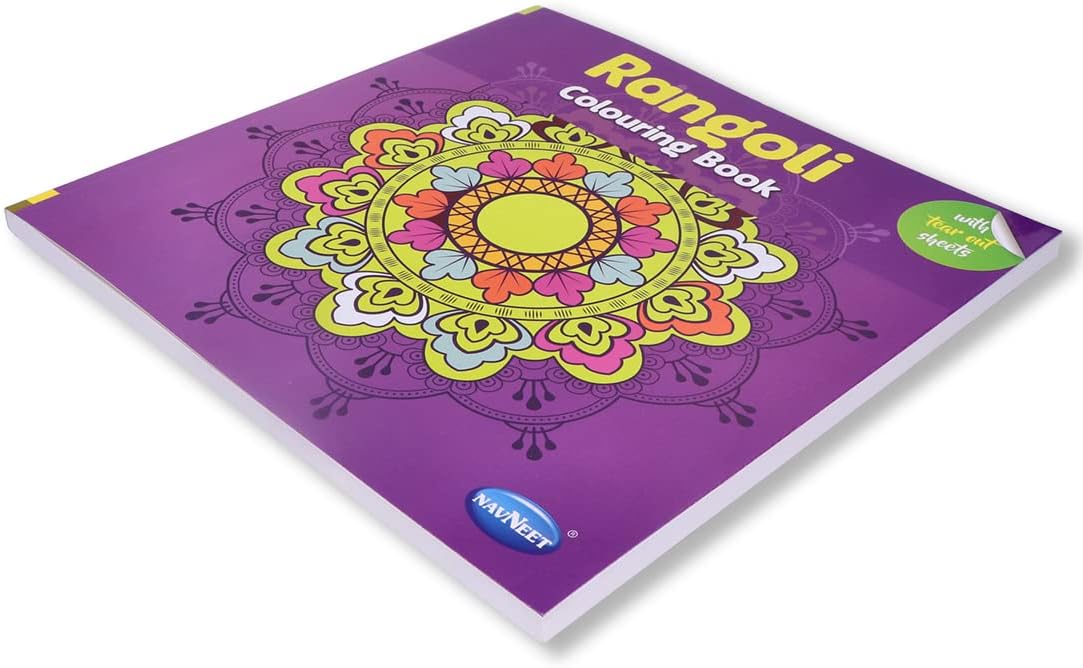 Navneet Rangoli colouring Book