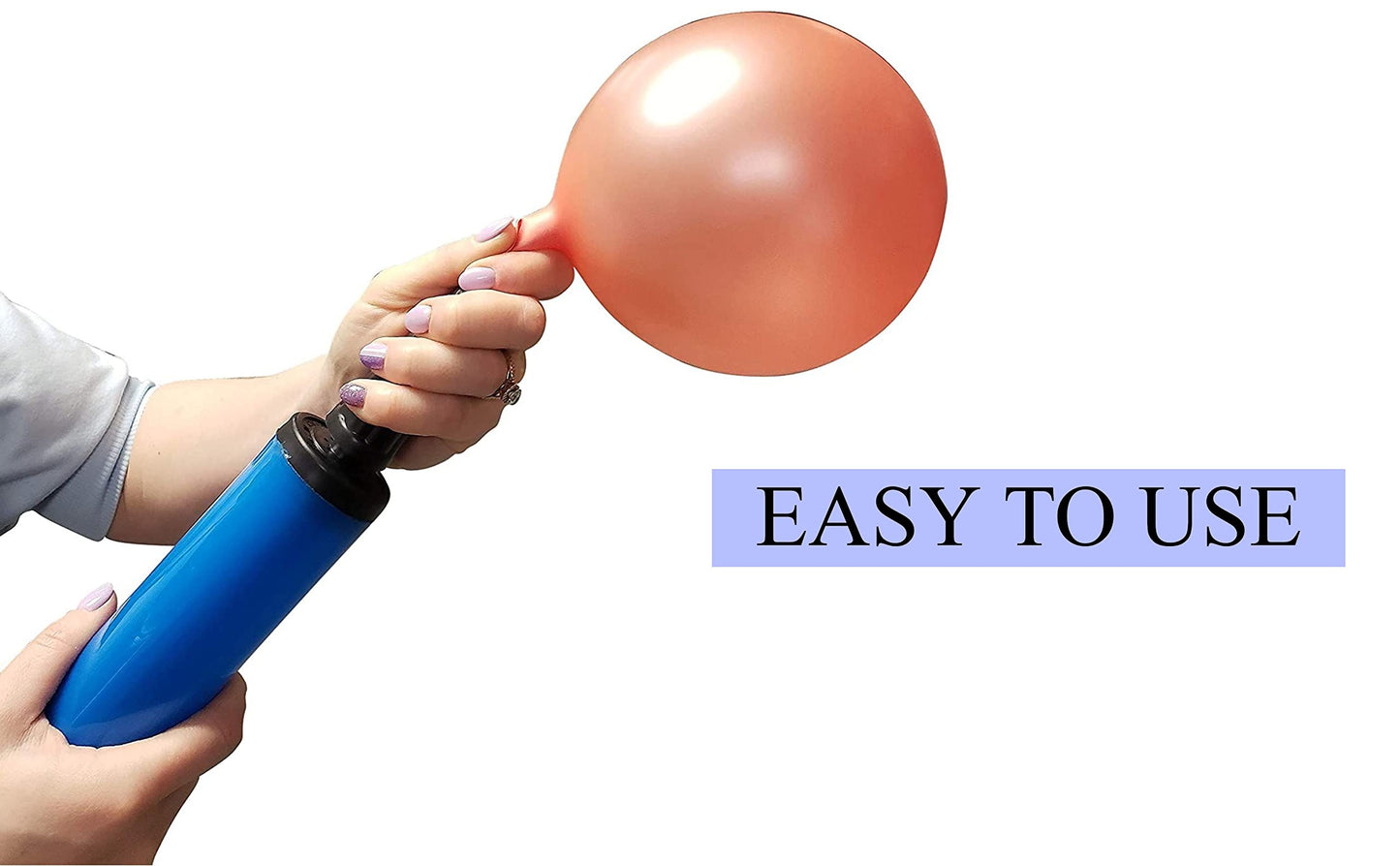 Balloon Pump Air Pump for Foil Balloon Inflatable Accessories Wedding Party Balloon Air Pumper, Hand Air Pump, Weddings Birthday Baby Shower Party Accessory Tool, Special Celebrations Ocassions Multicolor