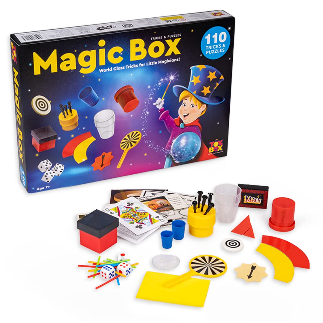Toysbox Magic Box 110 Tricks for Kids Magic Tricks Party Game Fun Gag Toy, Birthday Present Toy