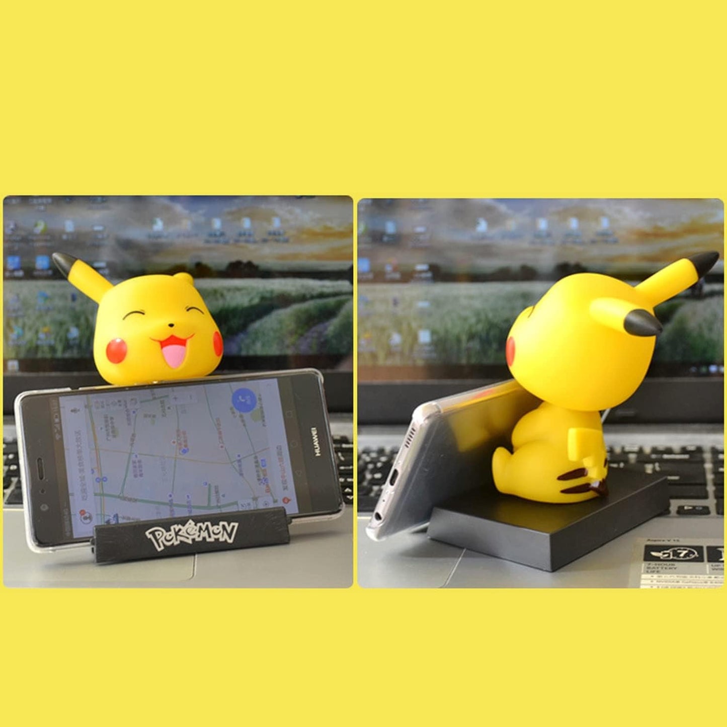 Pikachu Bobblehead With Mobile Holder
