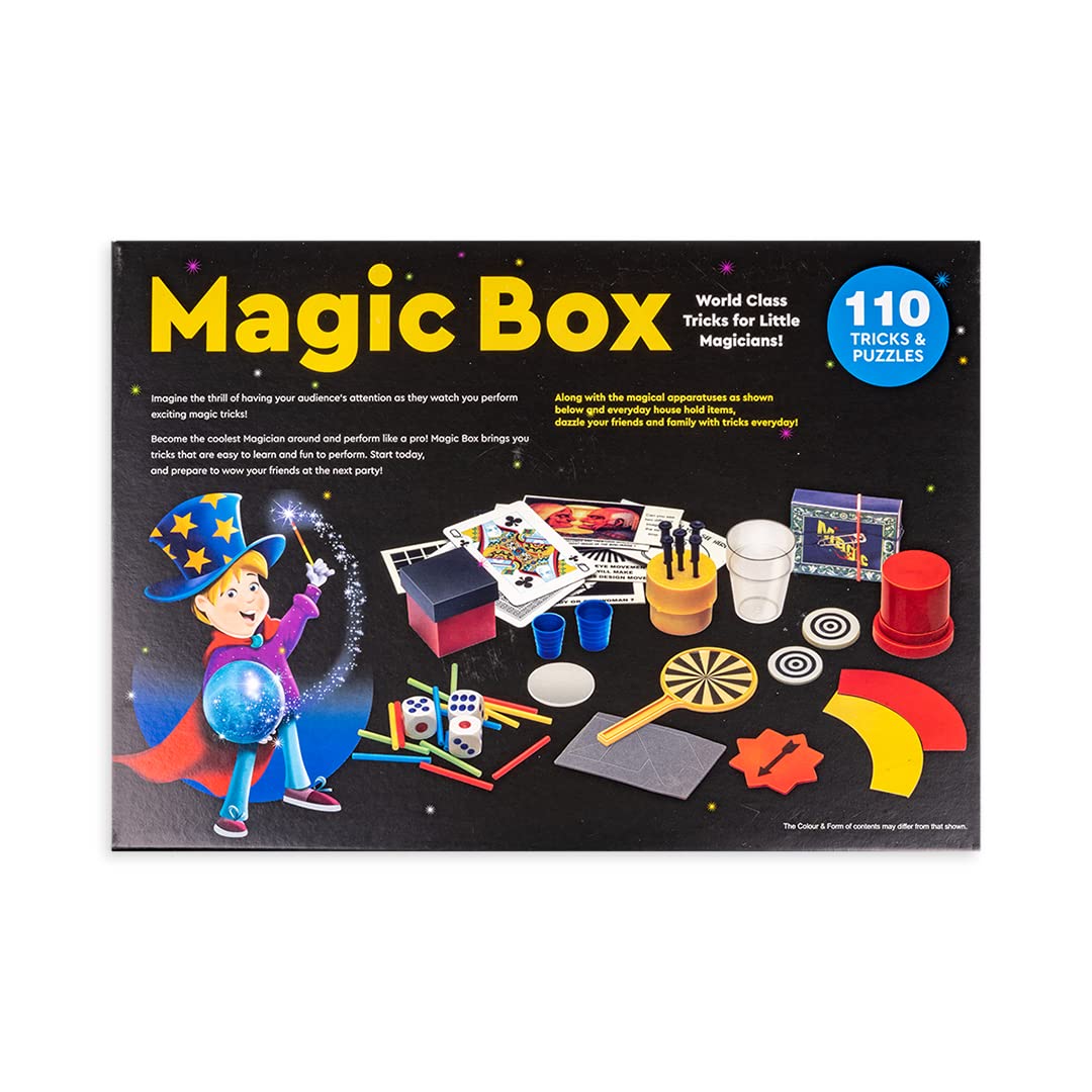 Toysbox Magic Box 110 Tricks for Kids Magic Tricks Party Game Fun Gag Toy, Birthday Present Toy