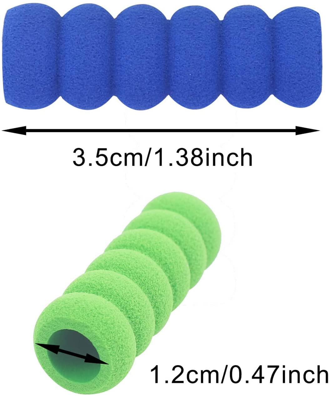 8Pcs Foam Pencil Grips Soft Cushioned Foam Aid Pen Holder