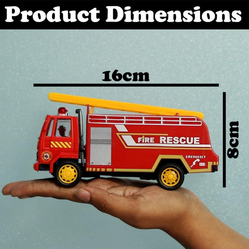 Centy Fire Tender Truck Toy for Kids Made of Non Toxic Plastic Pull Back Action