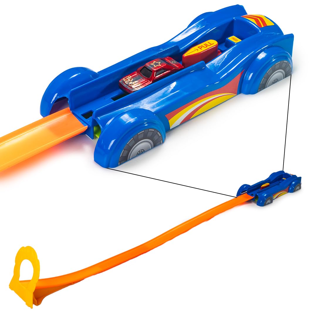 Ratna's Speed Master Starter Track Toys Set Launch & Go Car Racing Set with 2 Cars for Kids
