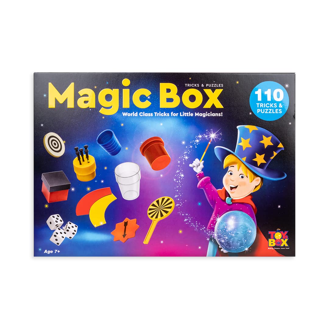 Toysbox Magic Box 110 Tricks for Kids Magic Tricks Party Game Fun Gag Toy, Birthday Present Toy