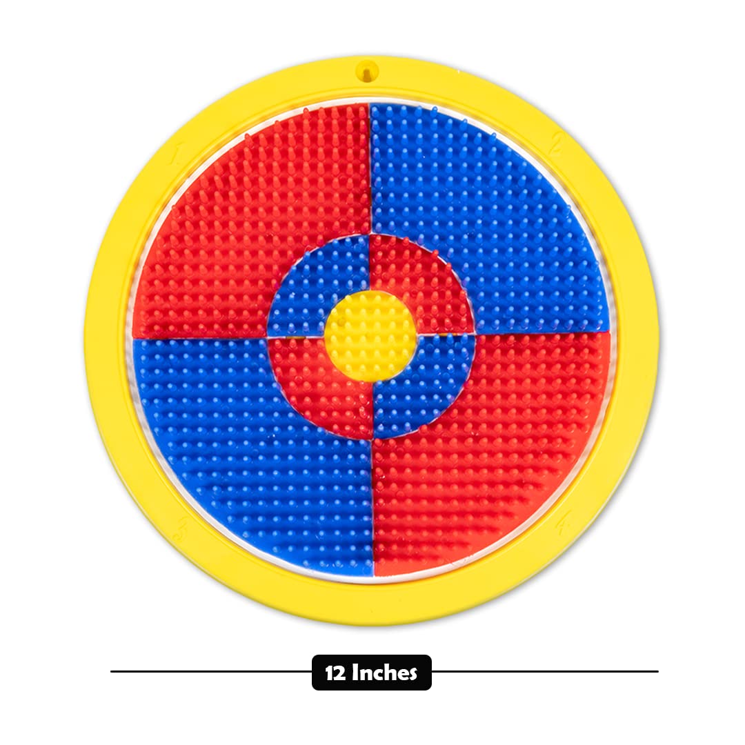 Ratna's Bullseye Dart Game with 3 Safe & Soft Darts Having Rubber Tip for Kids