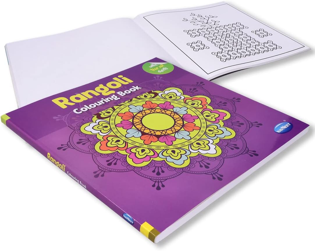 Navneet Rangoli colouring Book