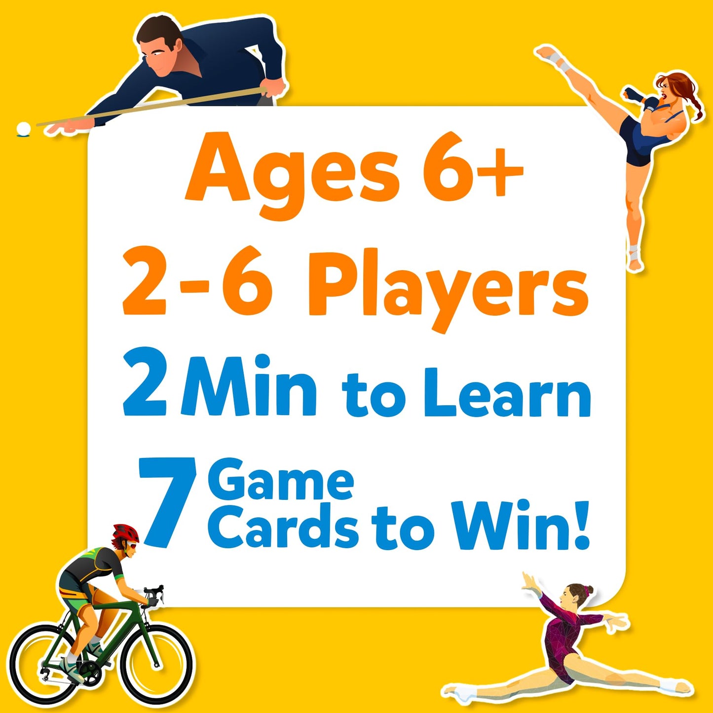 Skillmatics Card Game - Guess in 10 Sports, Perfect for Boys, Girls, Kids, and Families Who Love Board Games and Educational Toys, Travel Friendly, Gifts