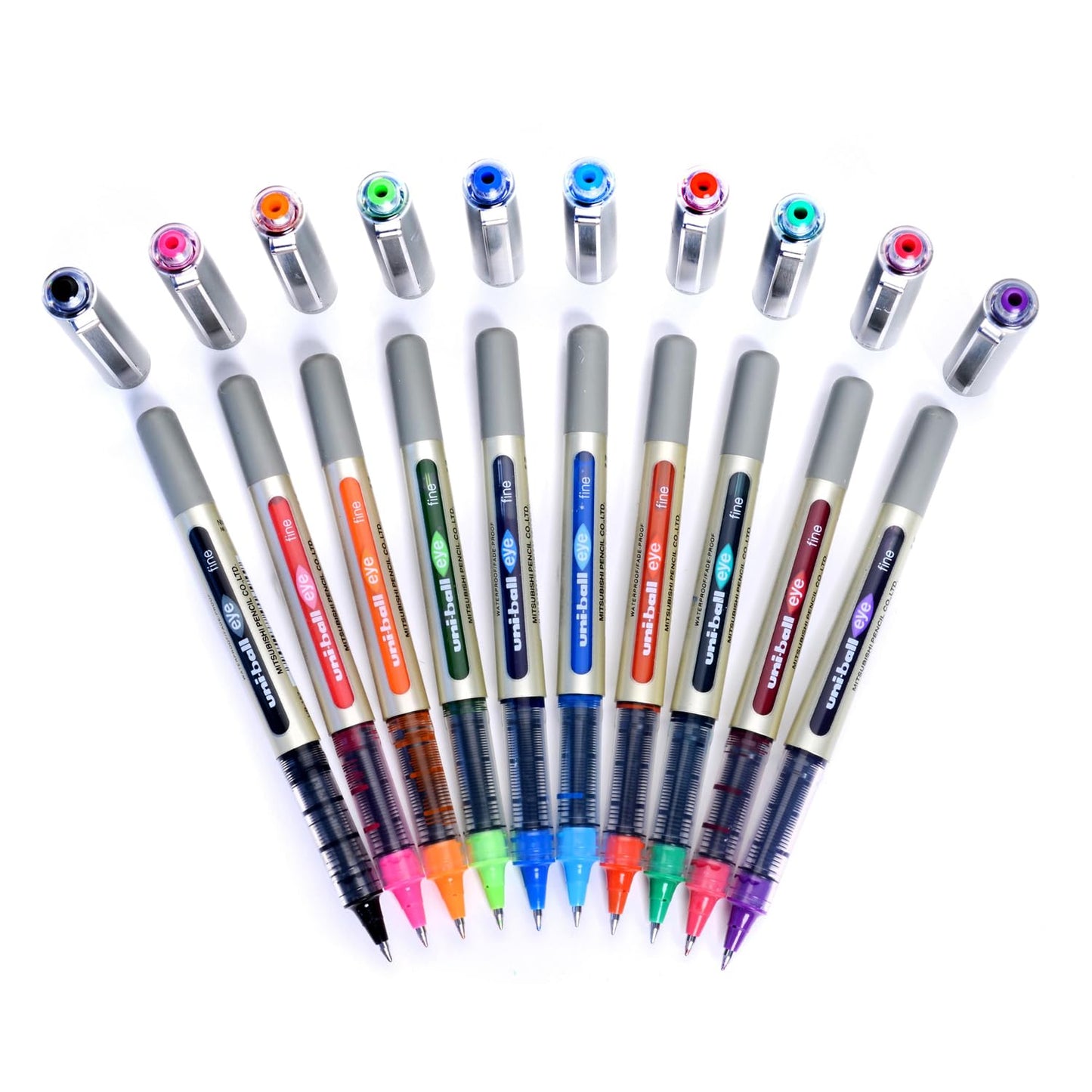 Uniball Eye UB157 0.7mm Roller Ball Pen - Single Ink Color