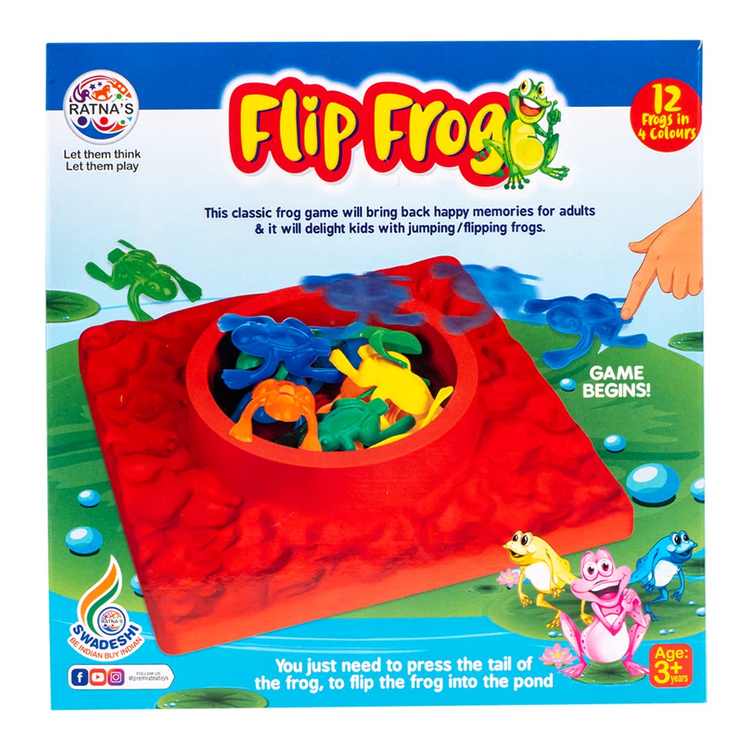 Ratna's Flip Frog into The Pond Party & Fun Games Board Game