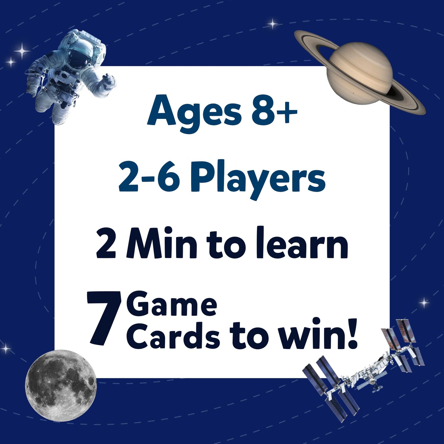 Skillmatics Card Game - Guess in 10 NASA Space, Perfect for Boys, Girls, Kids & Families Who Love Educational Toys, Gifts