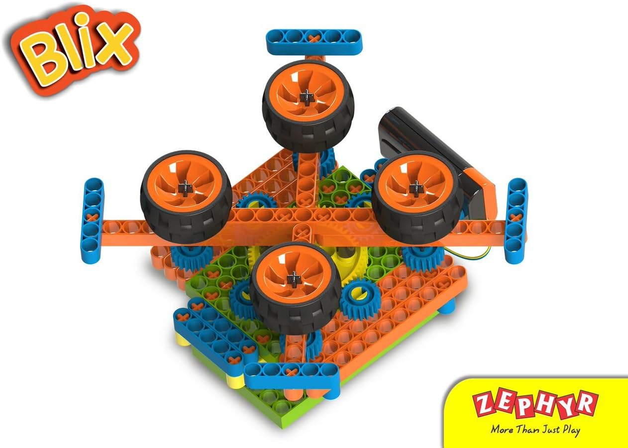 Zephyr Blix Amusement Park Educational Diy Building Block Set Construction Toys For 7+ Years