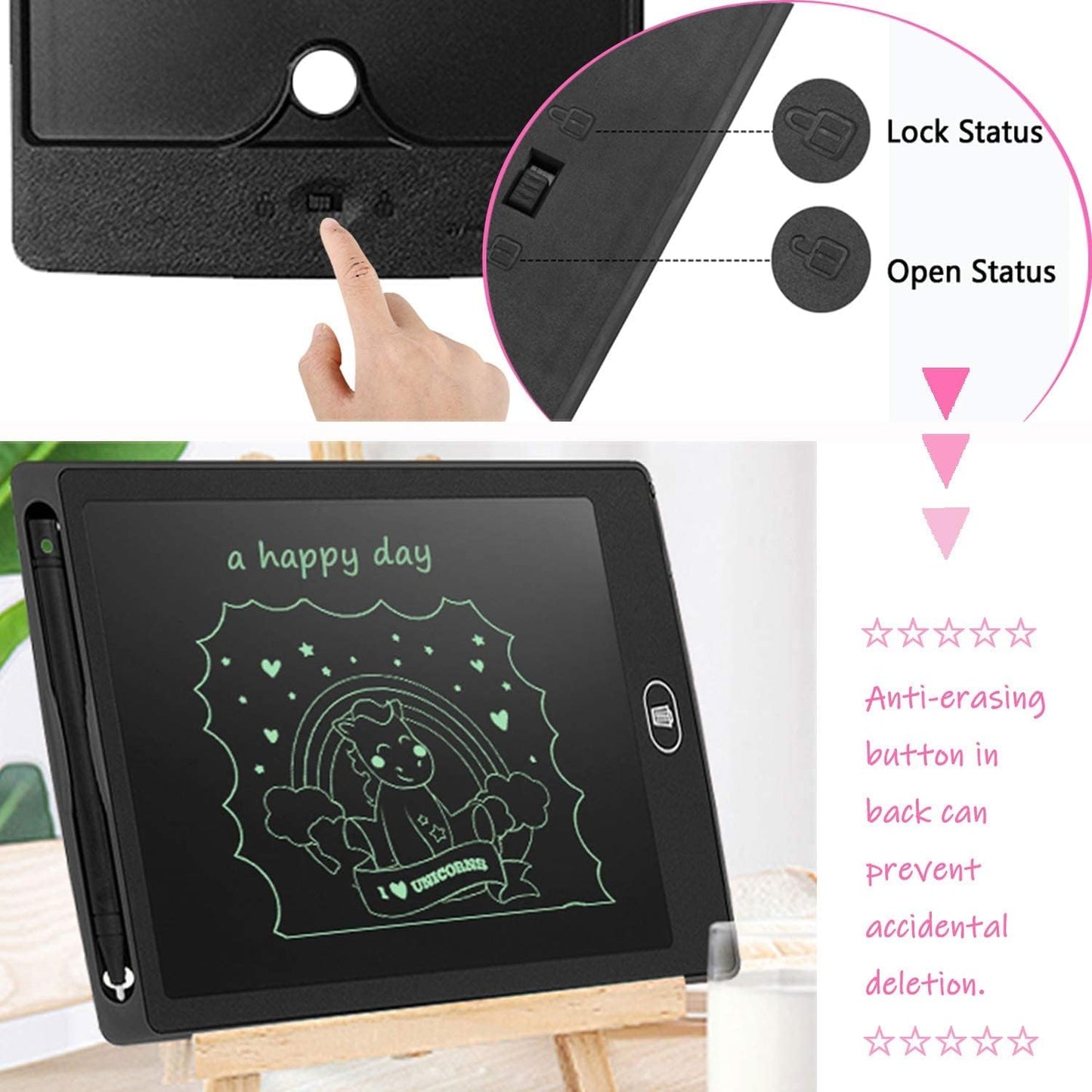 LCD Writing Tablet 12 Inch Screen
