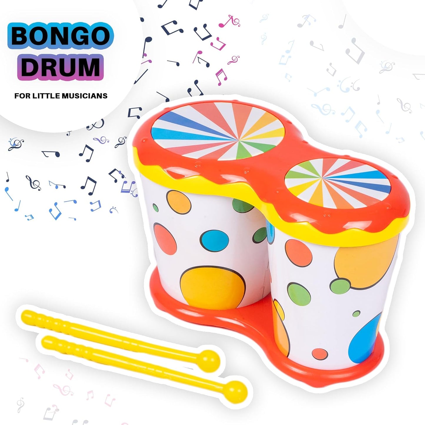 Avis Musical Instrument Bongo Drum for Kids