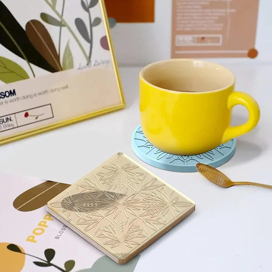 Silicone Mould Floral Coaster