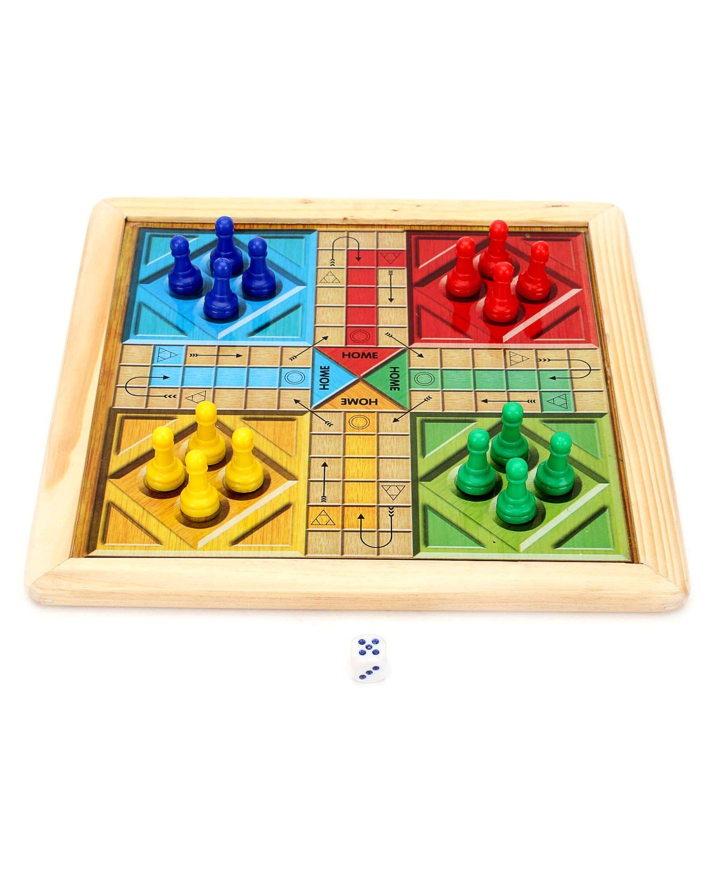 Ratna's Strategy Game Magnetic Wooden Art Chess and Ludo for Kids to Develop Their Logical Thinking and Strategy Building