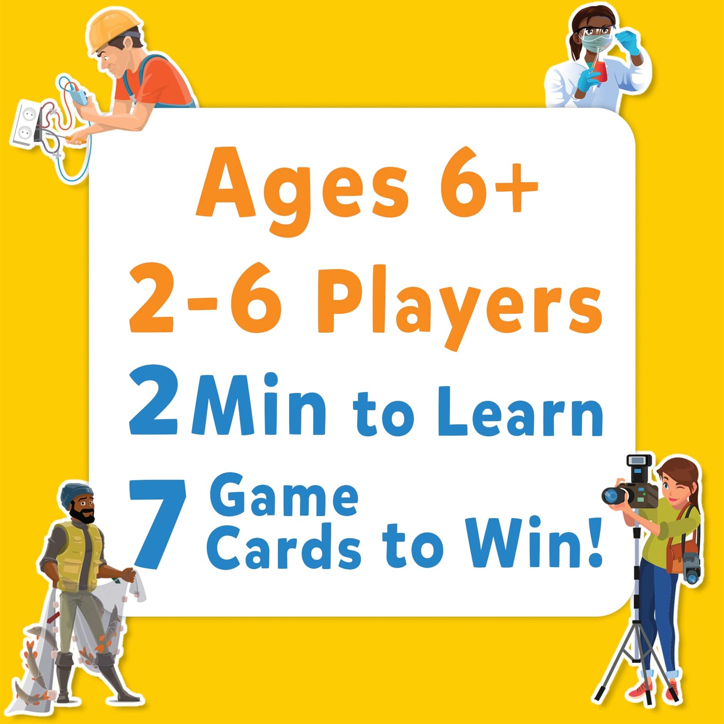 Skillmatics Card Game - Guess in 10 Inspiring Professions, Perfect for Boys, Girls, Kids, and Families Who Love Board Games and Educational Toys, Travel Friendly, Gifts