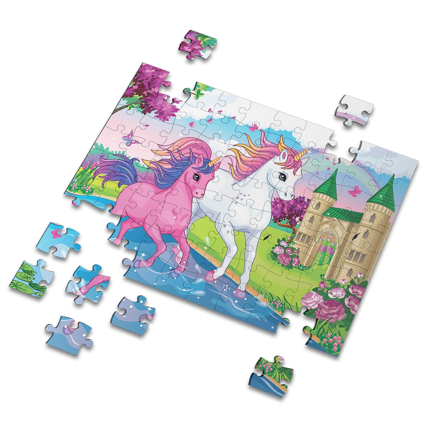 Book Ford Era Of Unicorn Jigsaw Puzzle for Kids