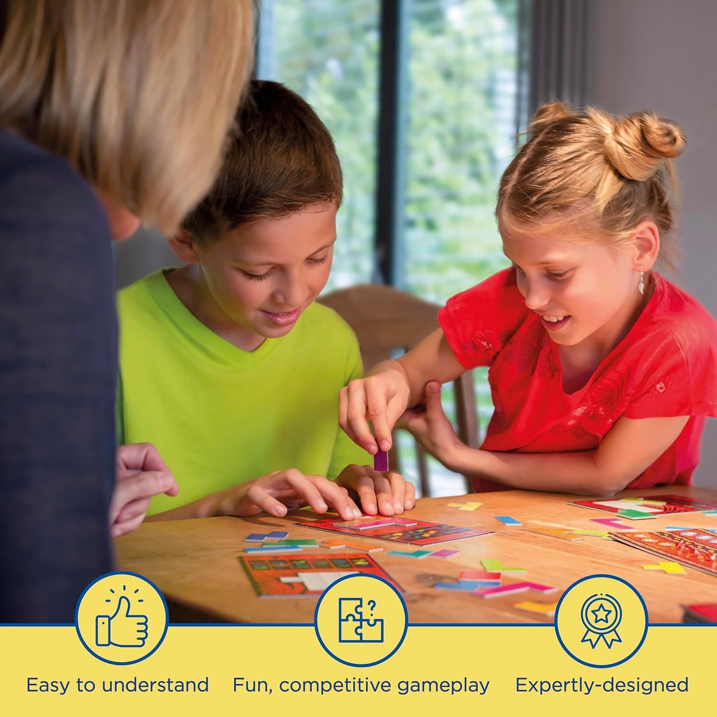 Ubongo - Sprint to Solve The Puzzle Family Friendly Fun Game Highly Re-Playable Quality Components