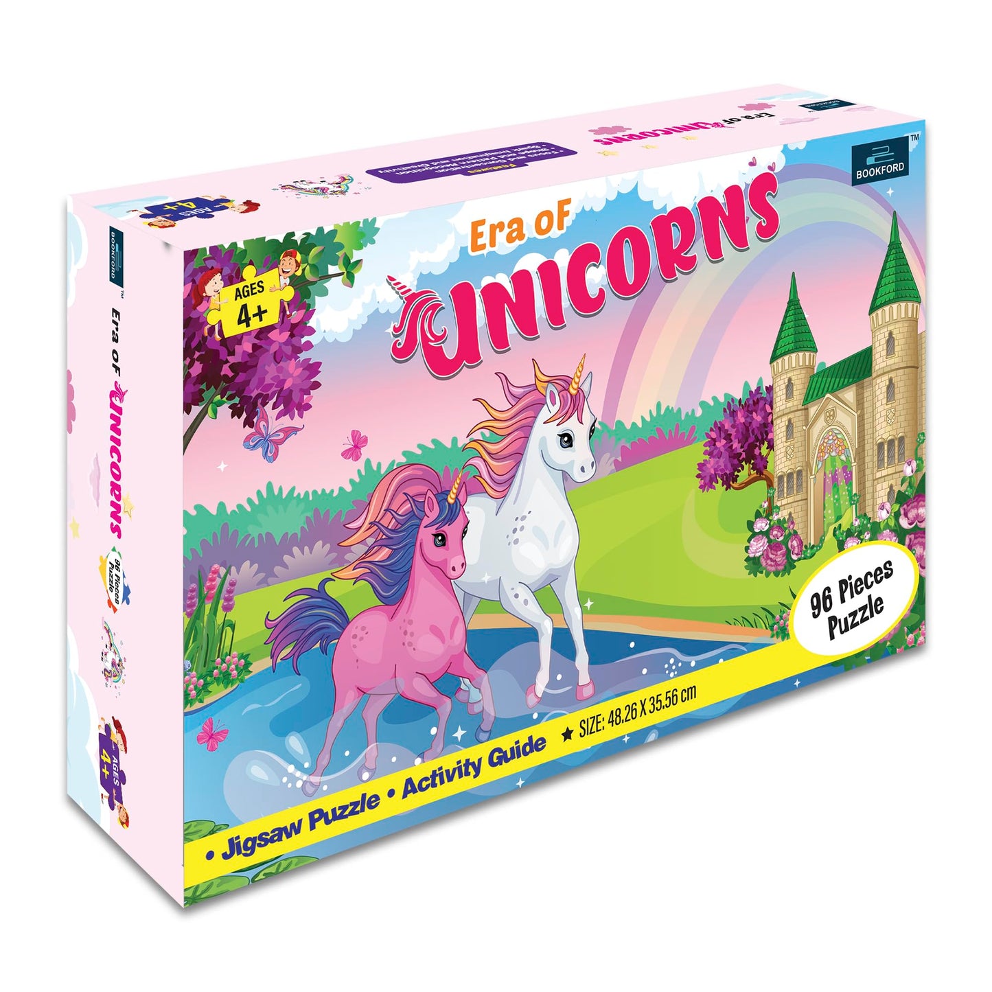 Book Ford Era Of Unicorn Jigsaw Puzzle for Kids