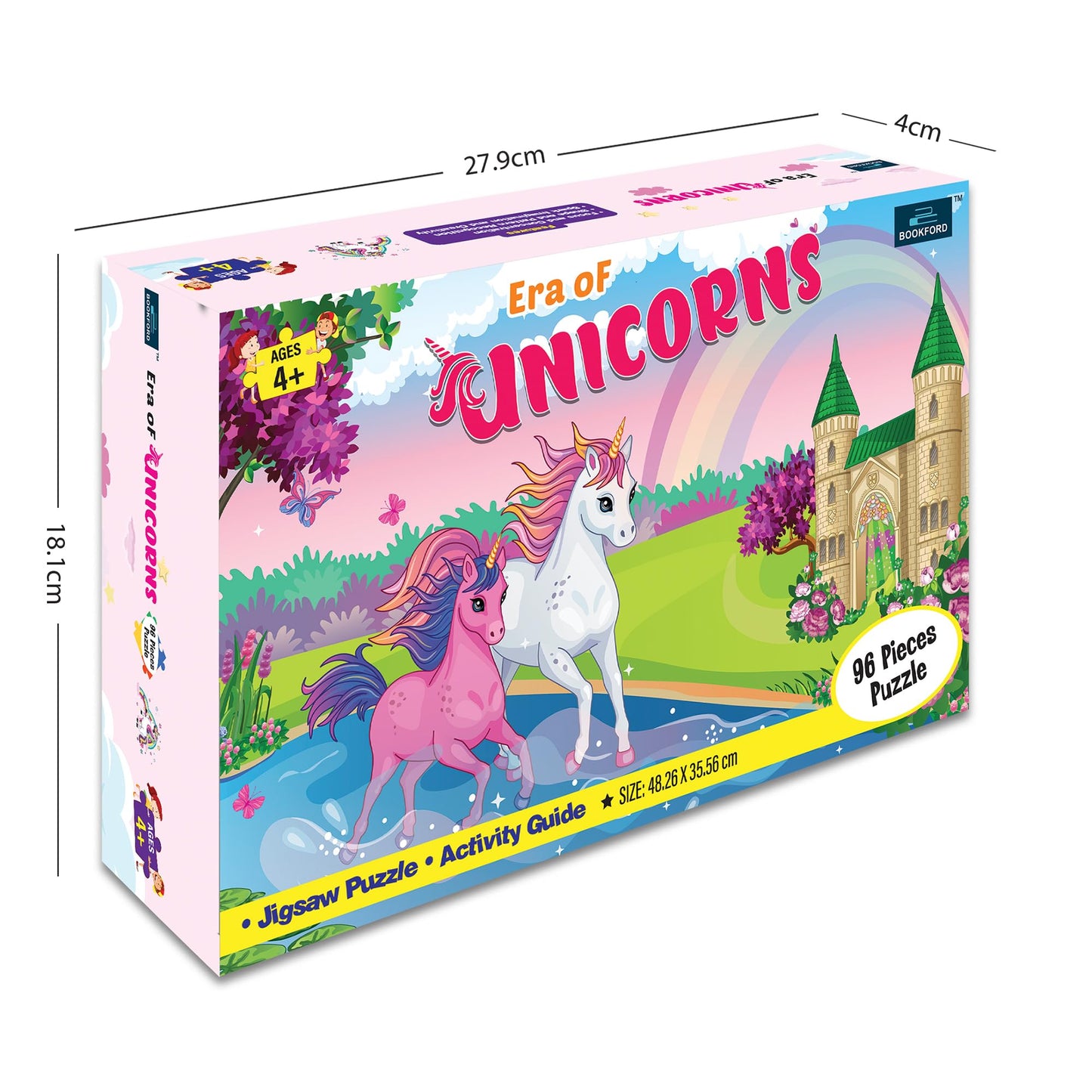 Book Ford Era Of Unicorn Jigsaw Puzzle for Kids