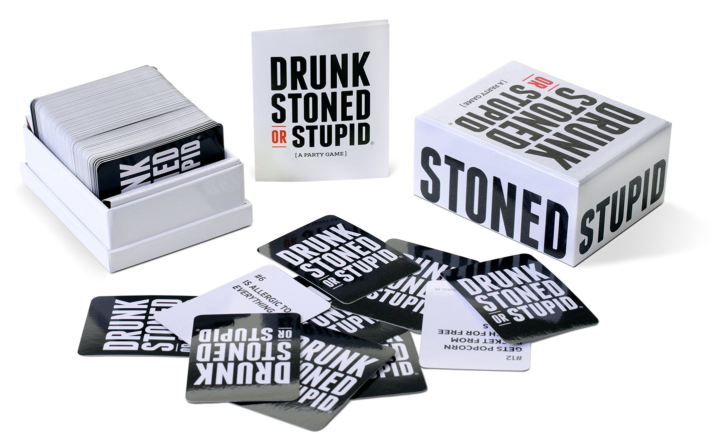 Drunk Stoned OR Stupid Card Game, A Party Game for You and Your Friends -Card Game for 17+ and Adults