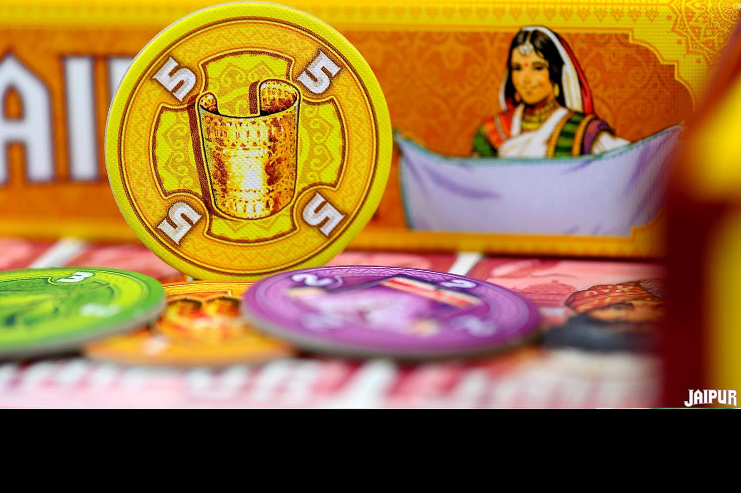 Jaipur Board Game Fast-Paced Duel of Merchants! Strategic Trading and Market Gameplay