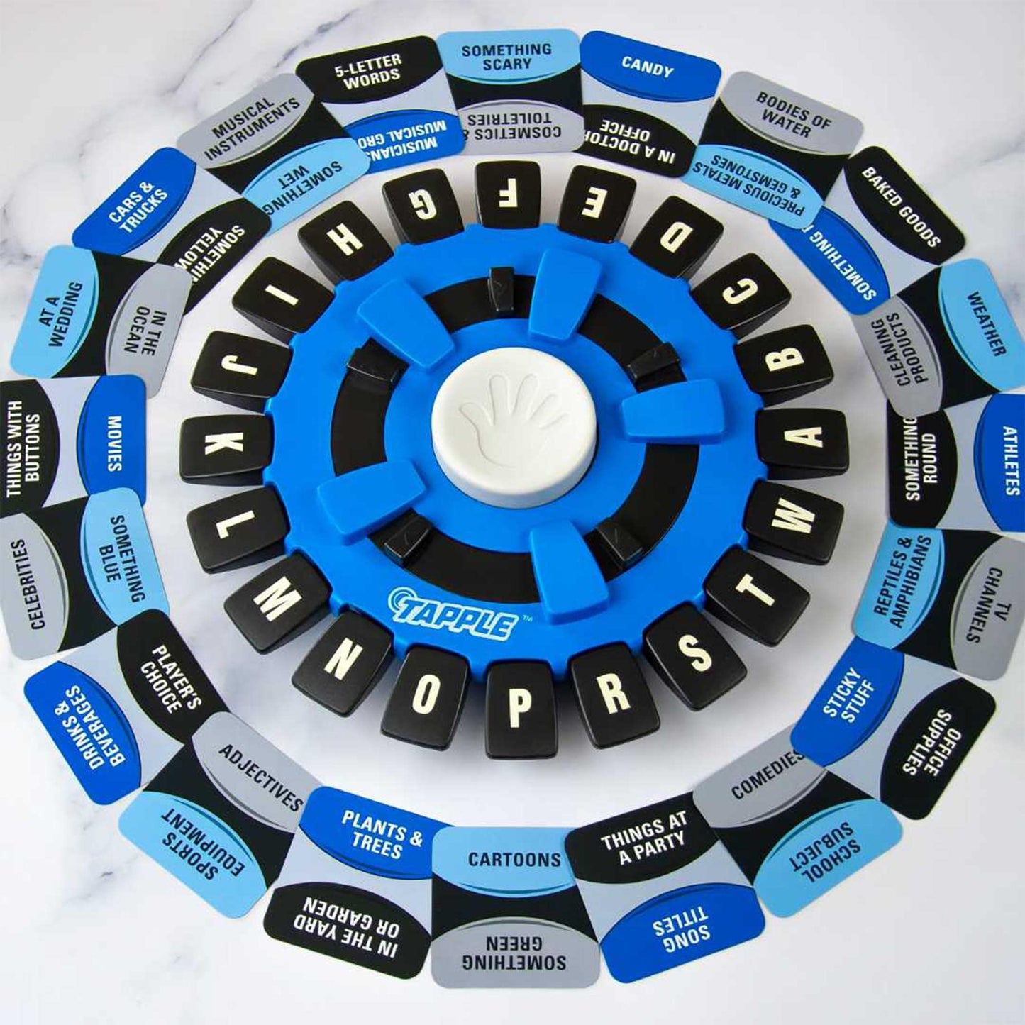 Tapple Word Game Fast-Paced Family Board Game Choose A Category & Race Against The Timer To Be The Last Player Learning Game Great For All Ages