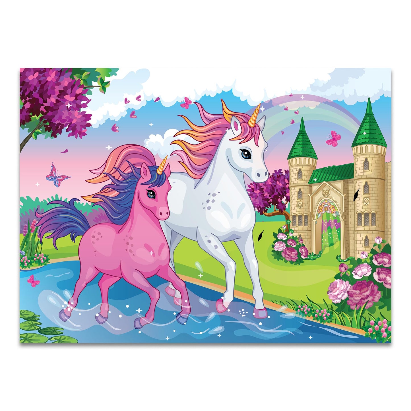 Book Ford Era Of Unicorn Jigsaw Puzzle for Kids