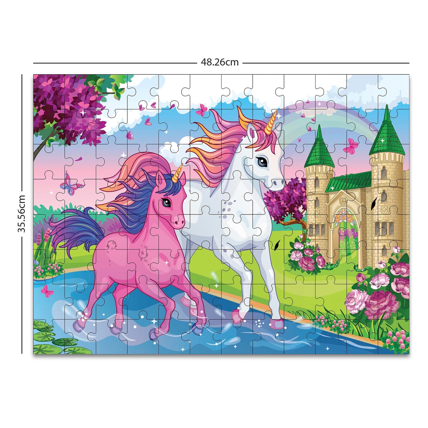 Book Ford Era Of Unicorn Jigsaw Puzzle for Kids