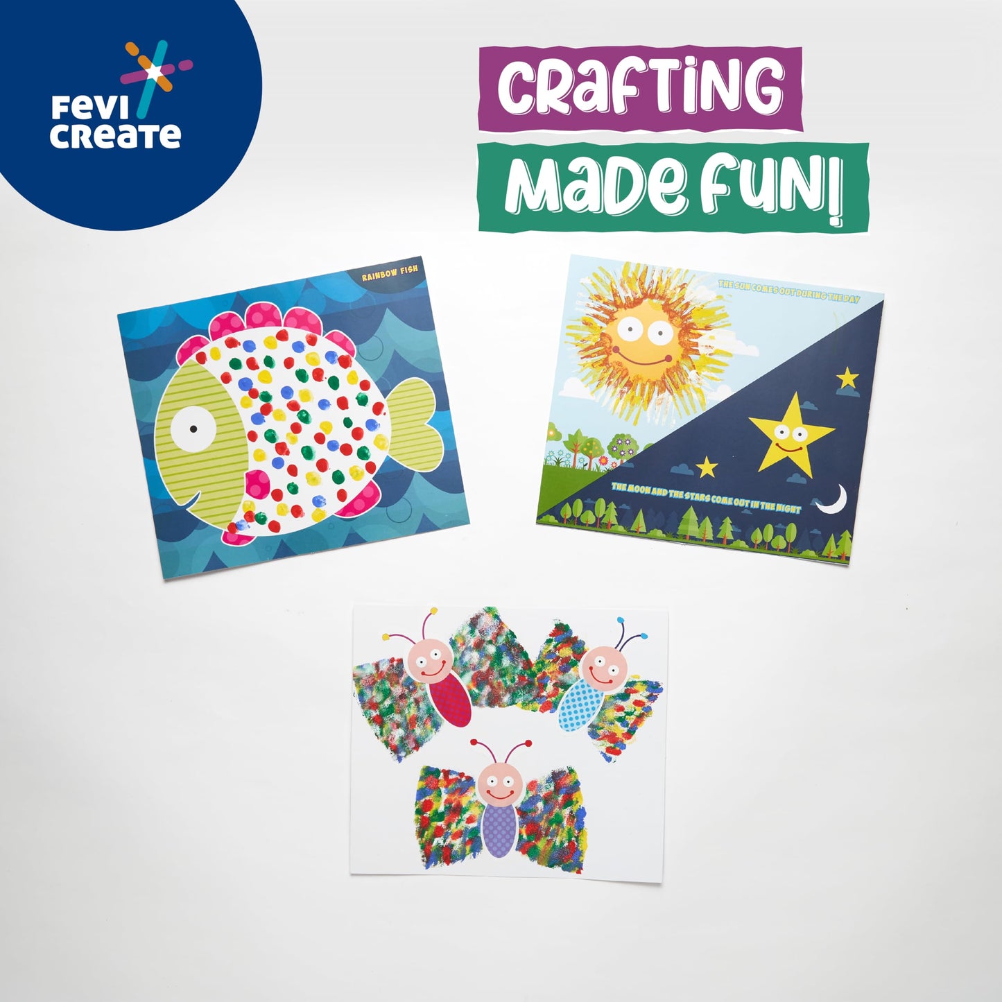 Pidilite Fevicreate DIY Art and Craft Box for Toddlers and preschoolers with 7 Unique Activities Craft Materials provided Kids Need Minimal Help Birthday Gift for 2+ Years